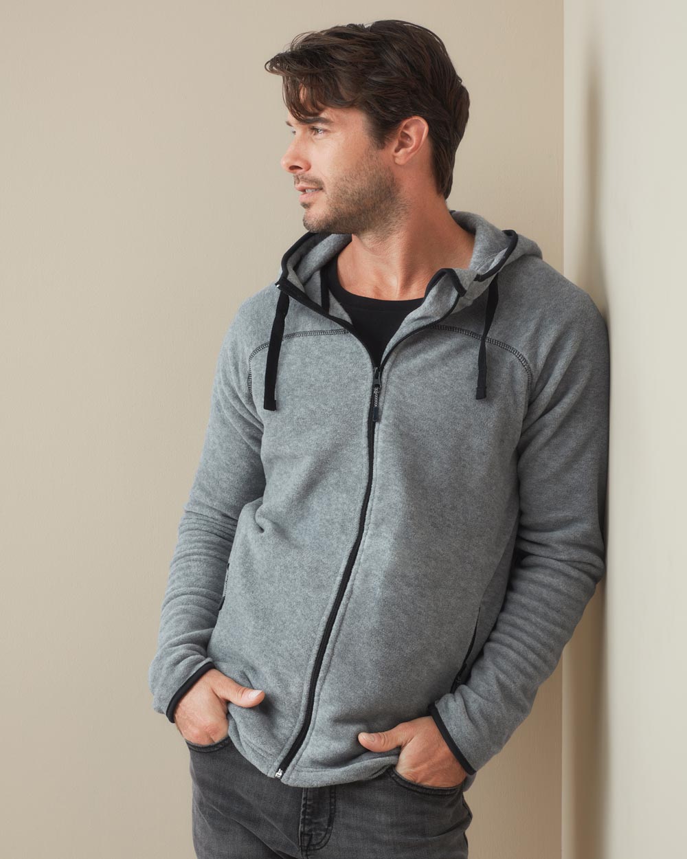 Active Power Fleece Jacket Chaqueta fleece capucha para hombres (818.05)