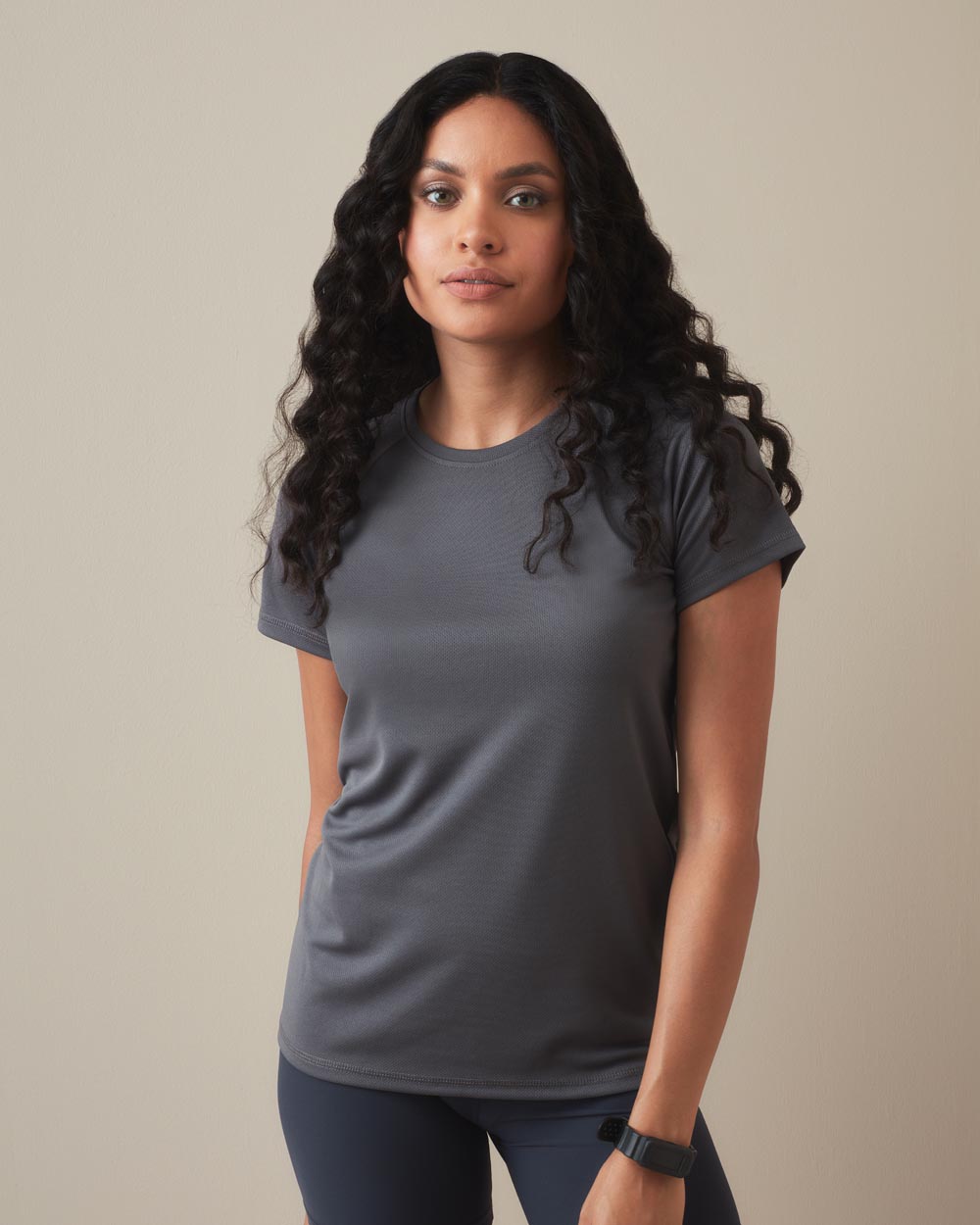 Active 140 Raglan Camiseta con cuello redondo para mujeres (014.05)