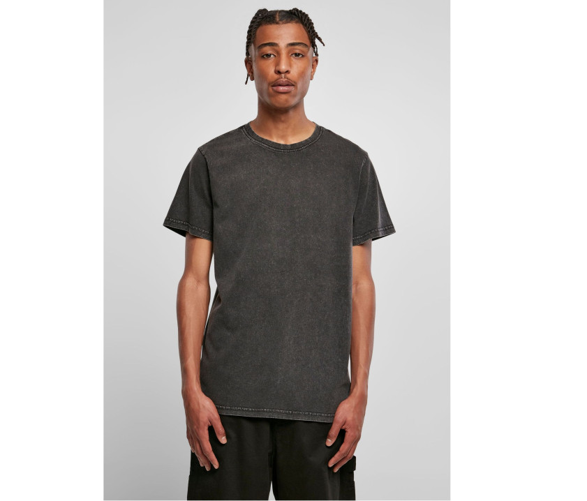 Acid Washed Round Neck Tee - BY190 ( 109.39)