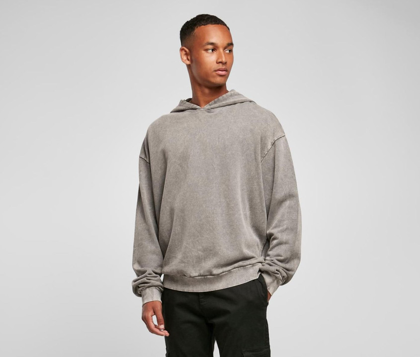 Acid Washed Oversized Hoody - BY191 ( 204.39 )