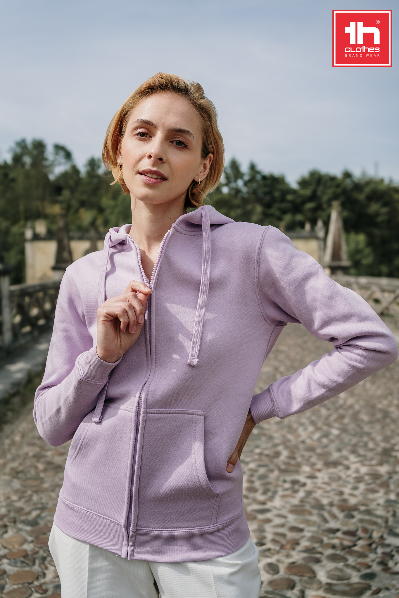AMSTERDAM WOMEN - Sudadera con capucha y cremallera completa para mujer