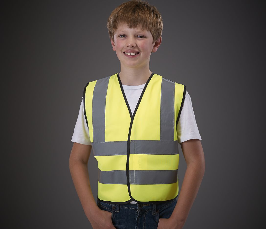 Chaleco de seguridad Fluo niño  HVW100CH - ( 435.77)