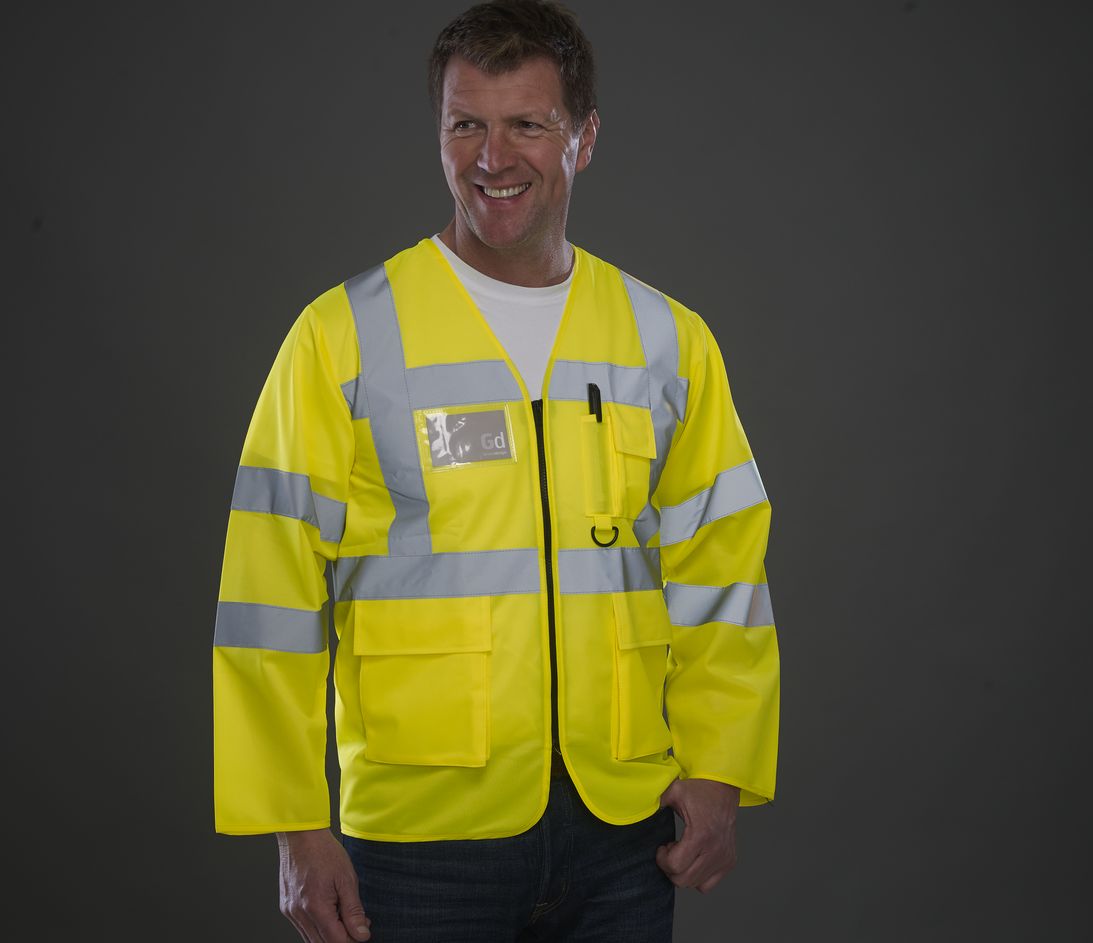 Chaqueta de seguridad multibolsillos de manga larga  - HVJ800