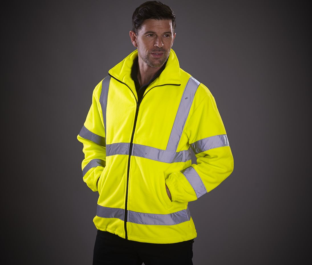 Chaqueta polar gruesa de alta visibilidad - HVK08