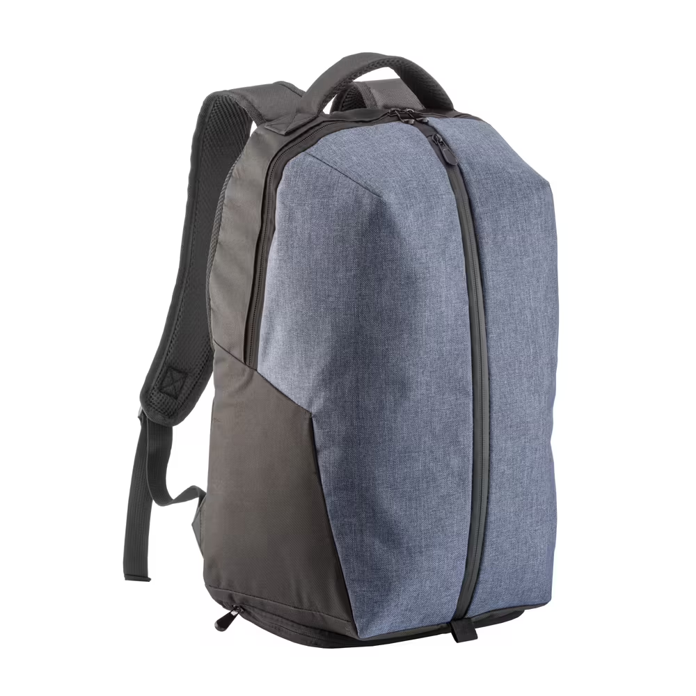 MOCHILA CON BOLSA PARA ZAPATOS de POLIESTER MELANGE (600Dgr) 30X46X16cm.