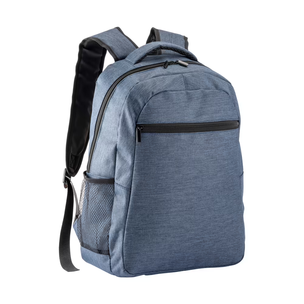 MOCHILA PARA PORTATIL DE 15" de POLIESTER BICOLOR (gr) 30X40X12cm.