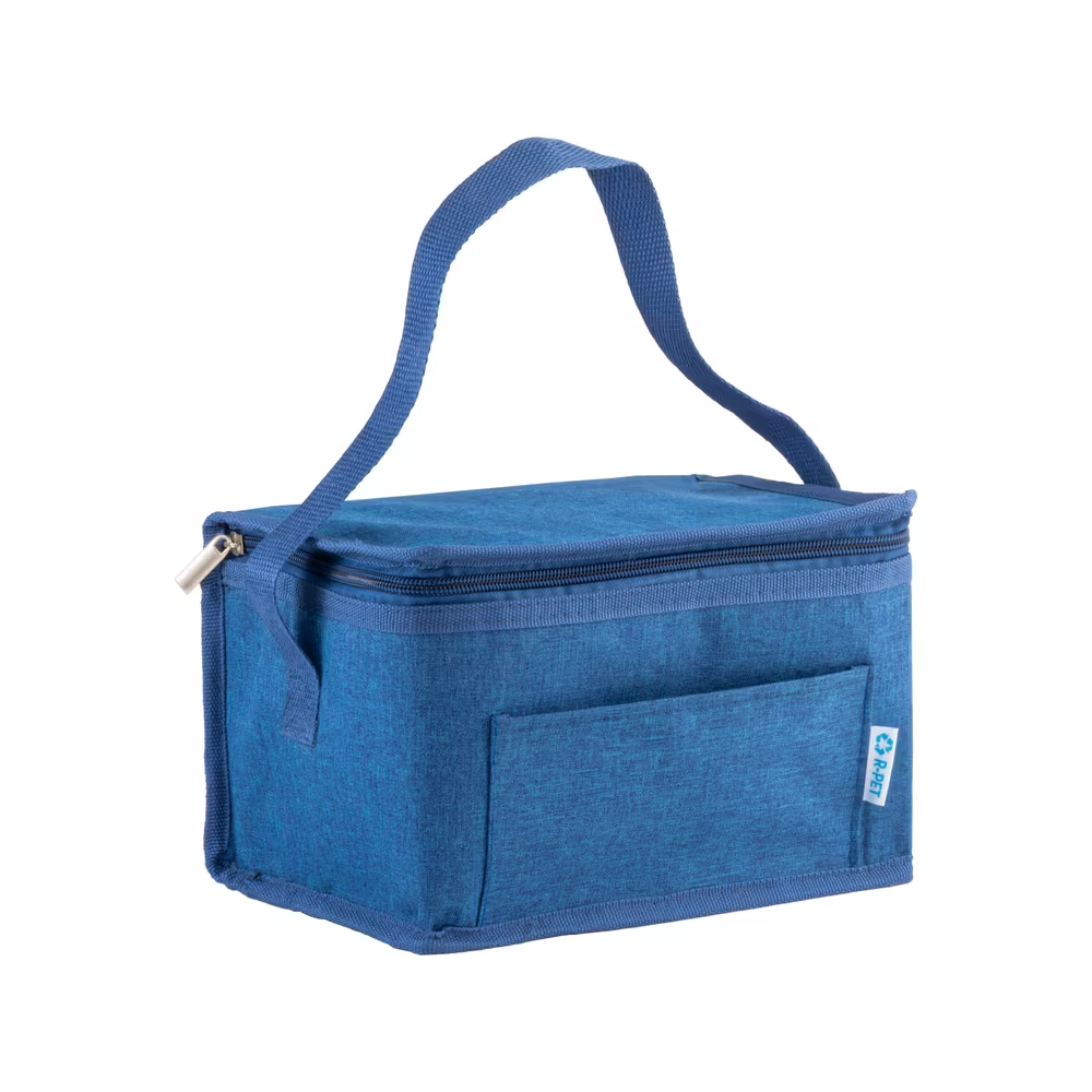 BOLSA NEVERA CON INTERIOR PLATEADO Y CIERRE DE CREMALLERA de RPET (gr) 24X1