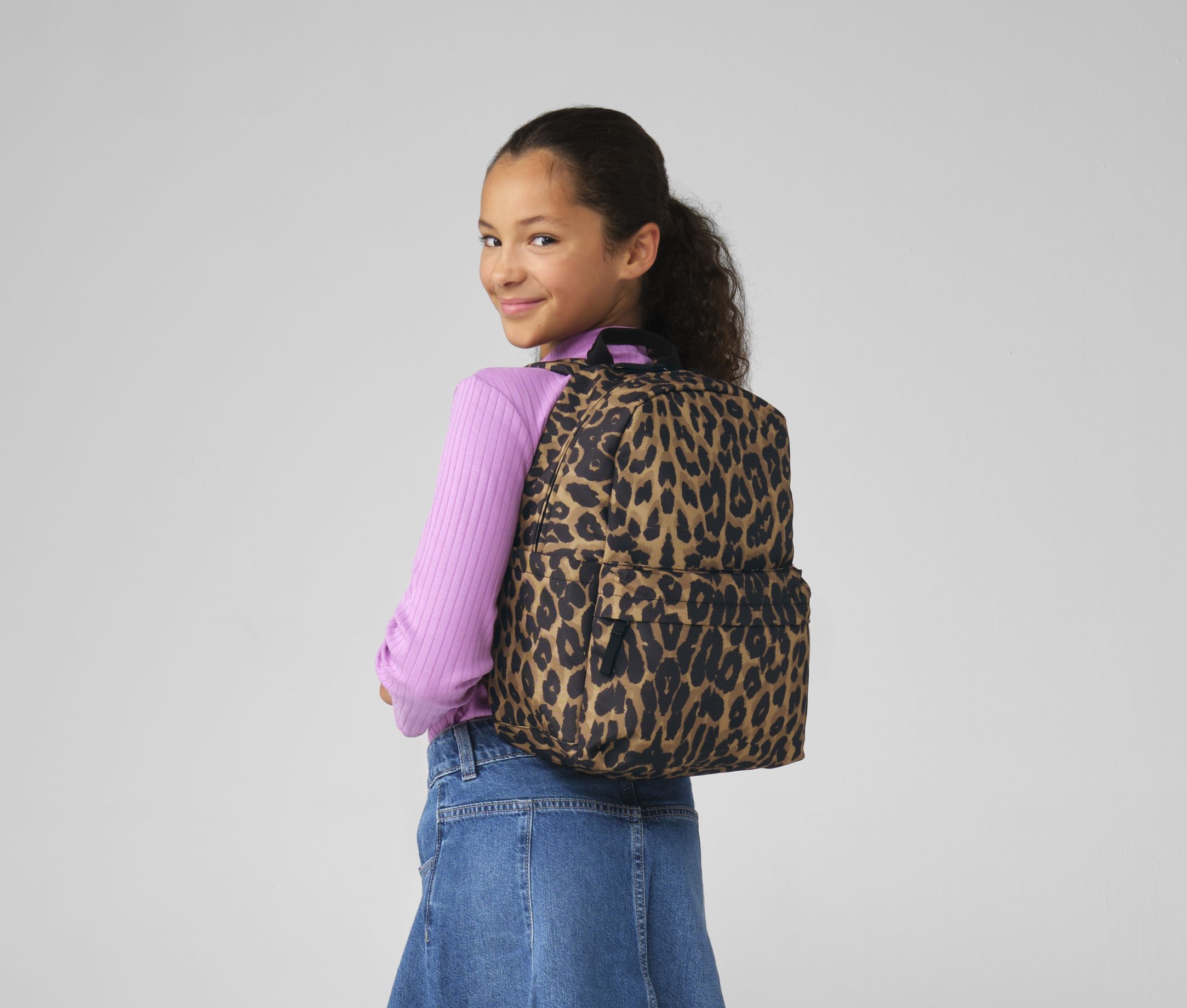 Mochila pequeña estampado leopardo - BG195S (320.29)