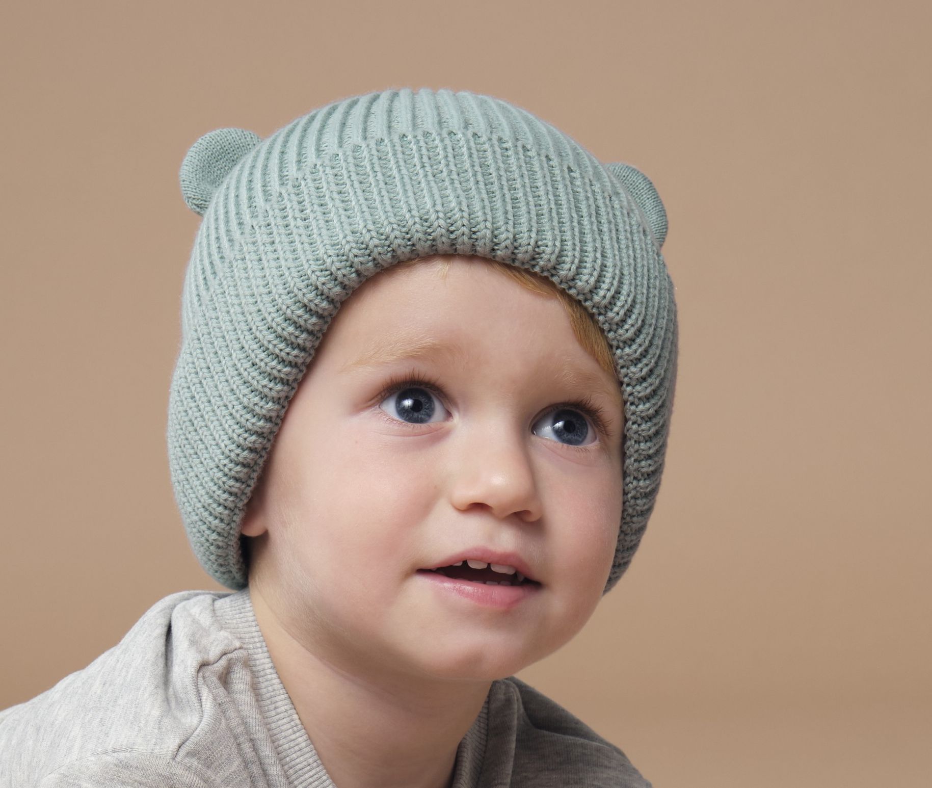 Gorro bebé orgánico con orejitas - B340A (151.69)