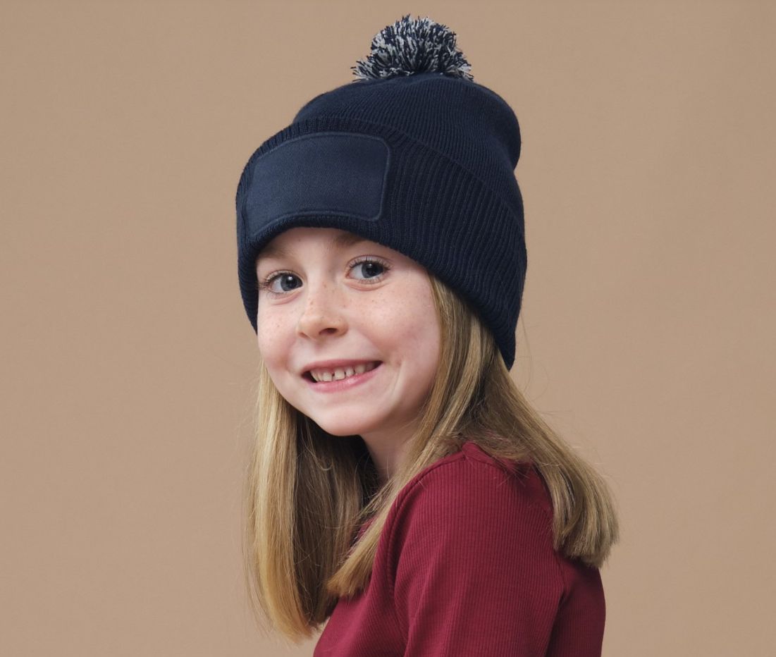 Gorro junior snowstar con parche - B443B (153.69)