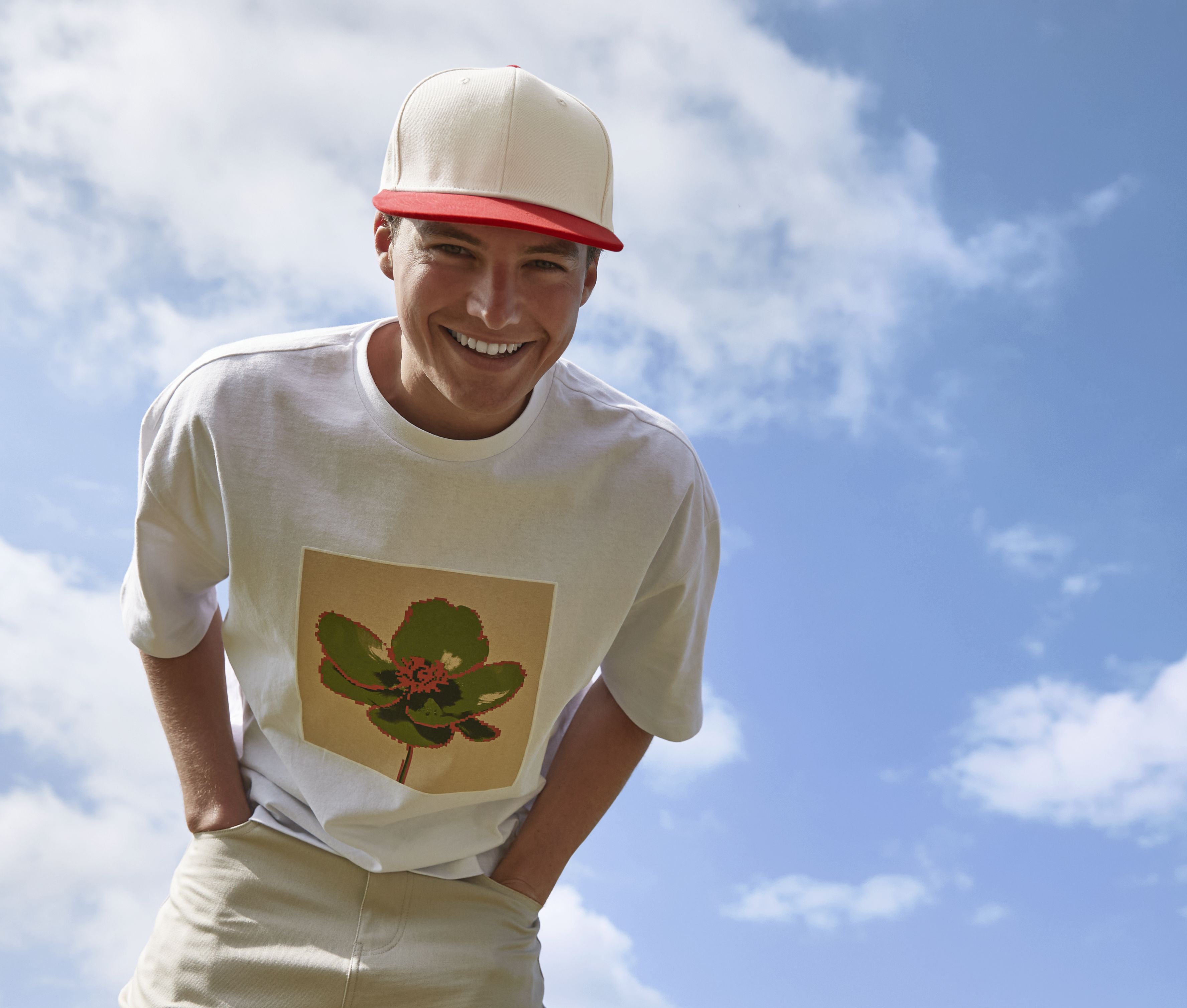 Gorra 6 paneles con visera plana en contraste - B662 (145.69)