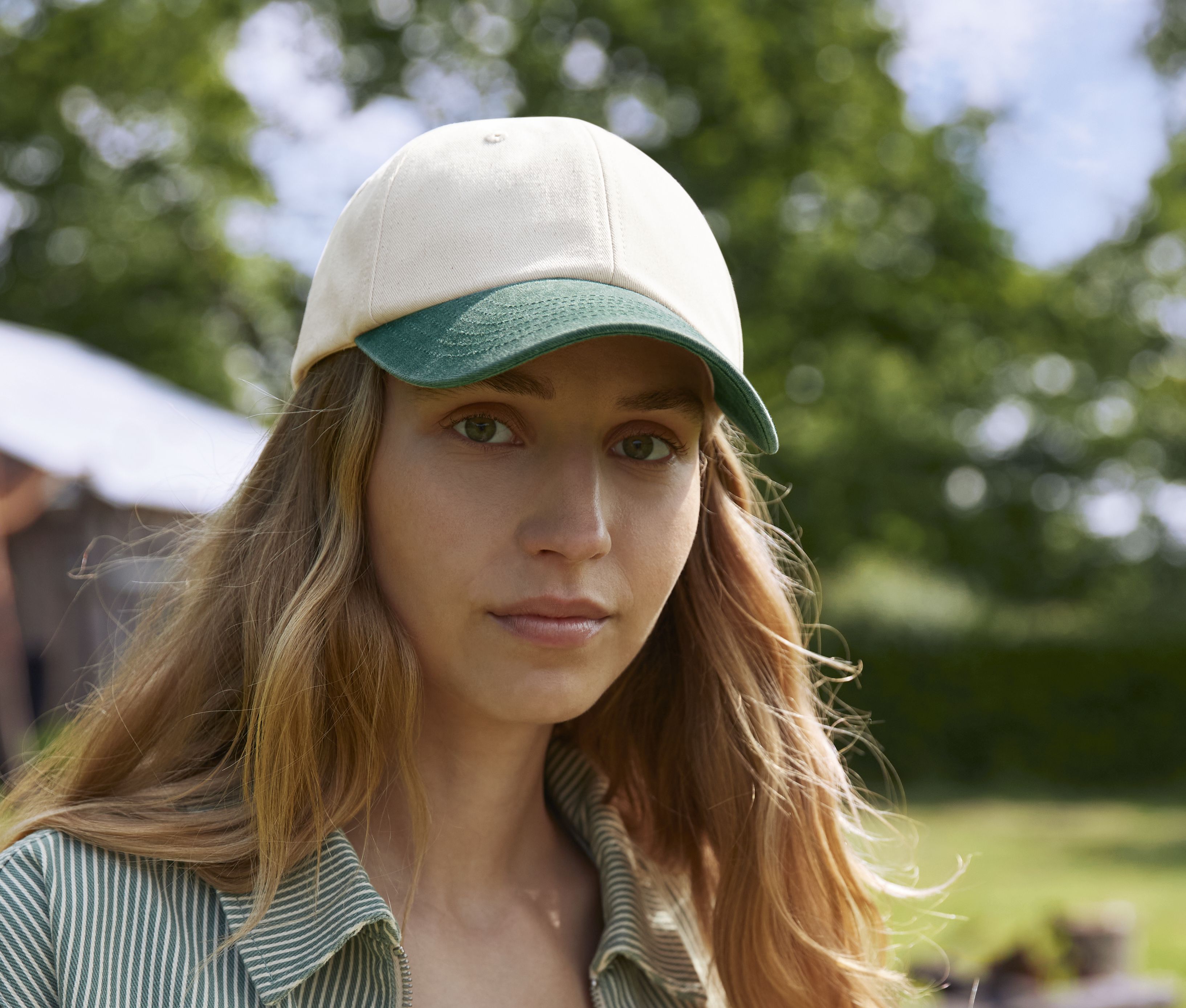 Gorra low profile vintage con visera en contraste - B673 (147.69)