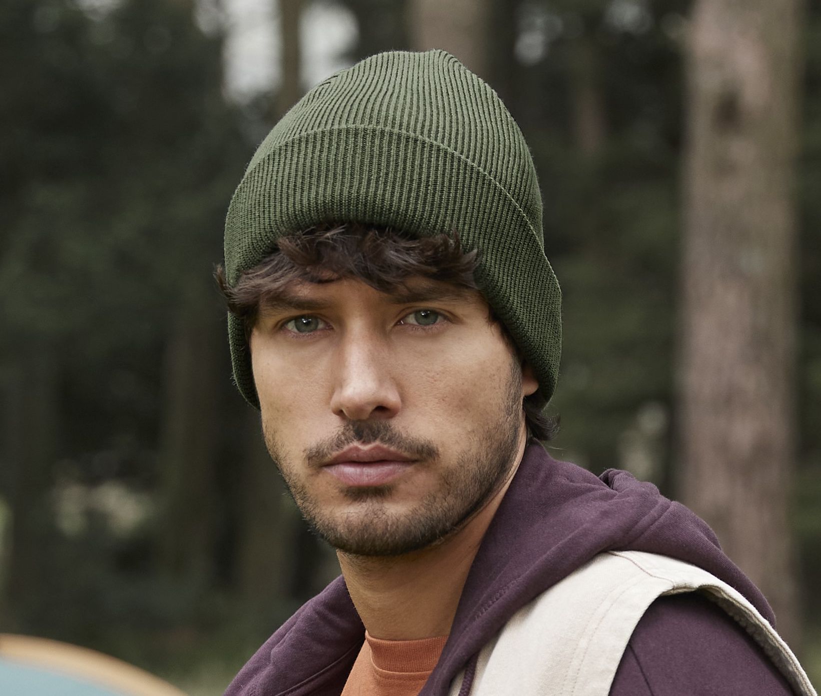 Gorro original con vuelta de algodón orgánico - B830N (163.69)