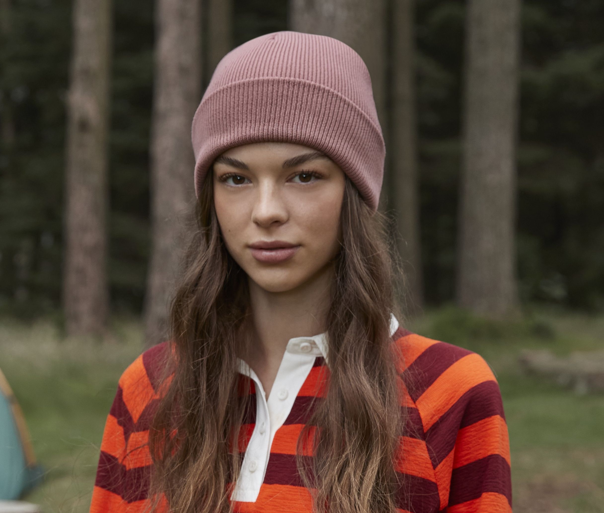 Gorro original con vuelta de algodón orgánico - B830N (163.69)