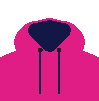HOT PINK/FRENCH NAVY