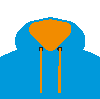 SAPPHIRE BLUE/ORANGE CRUSH
