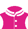 HOT PINK/WHITE