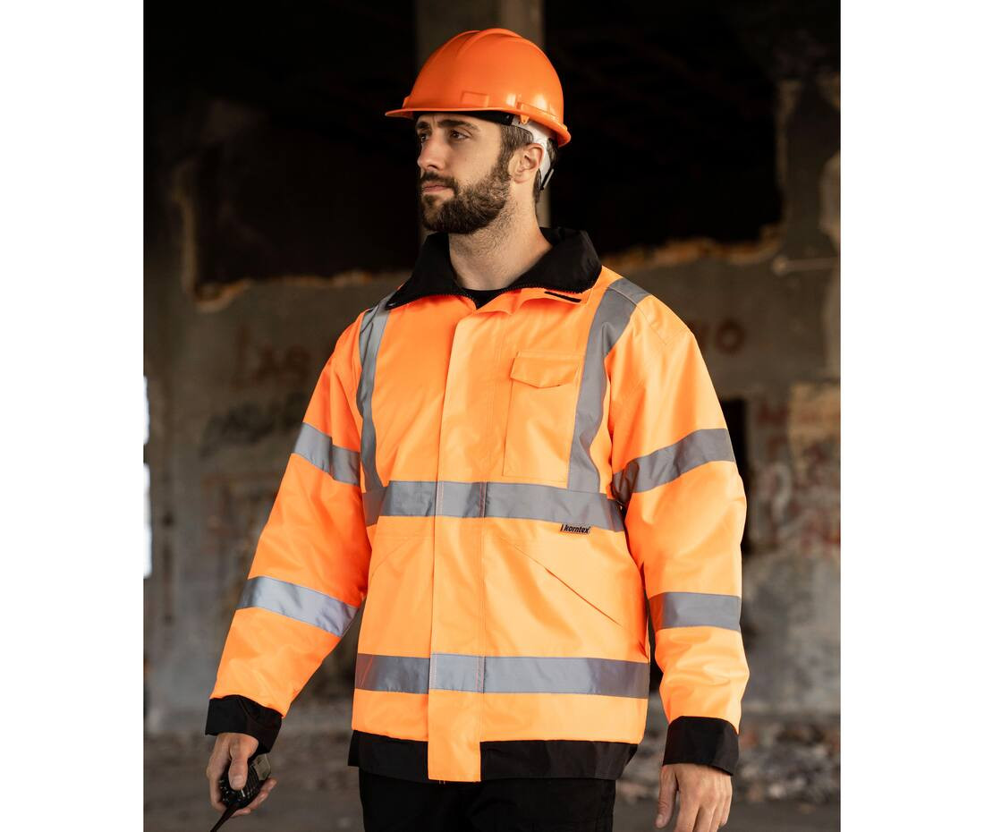 Chaqueta impermeable de alta visibilidad "Kaunas" - KXRLJ (KX740)