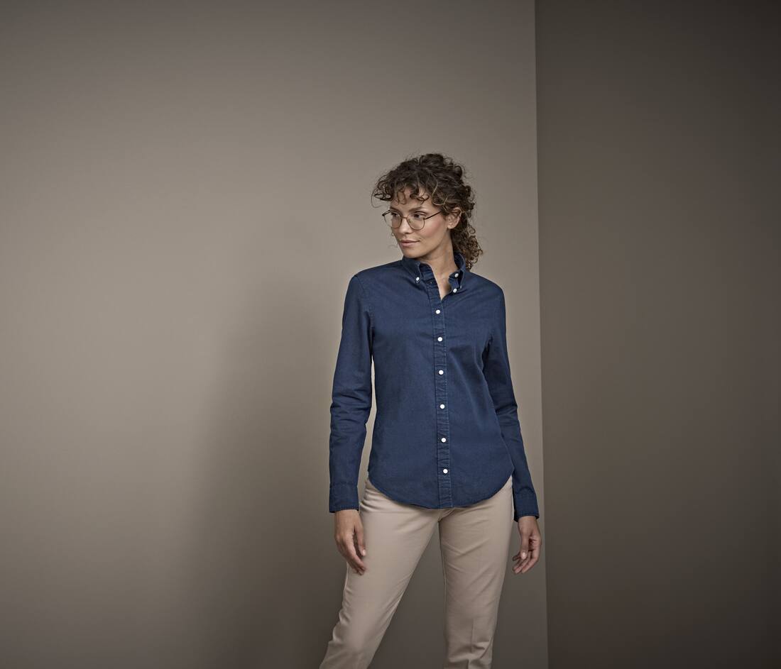 Camisa Casual Twill Mujer - TJ4003 (706.54)