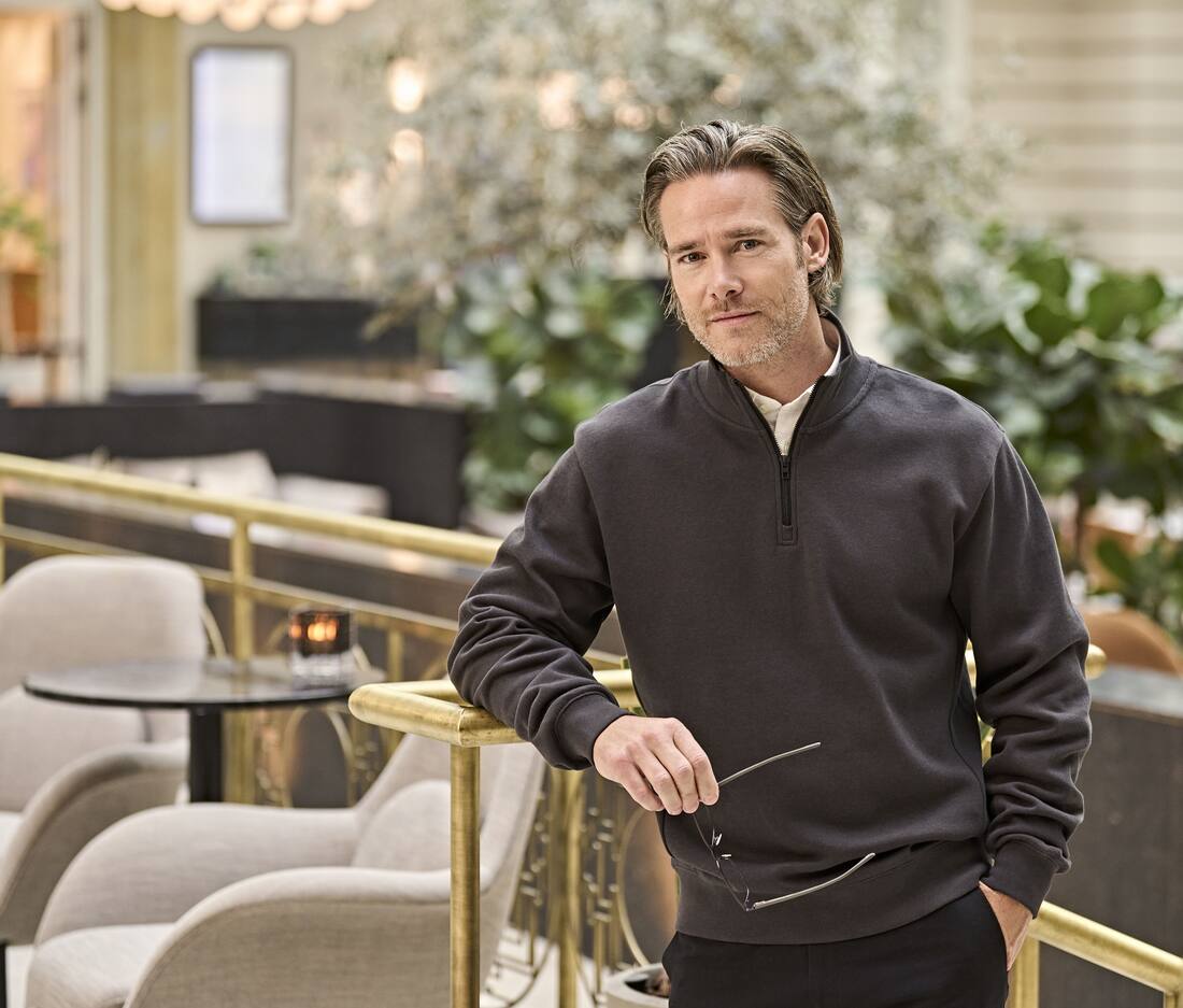 Sudadera acanalada media cremallera Interlock - 5506 ( 218.54 )