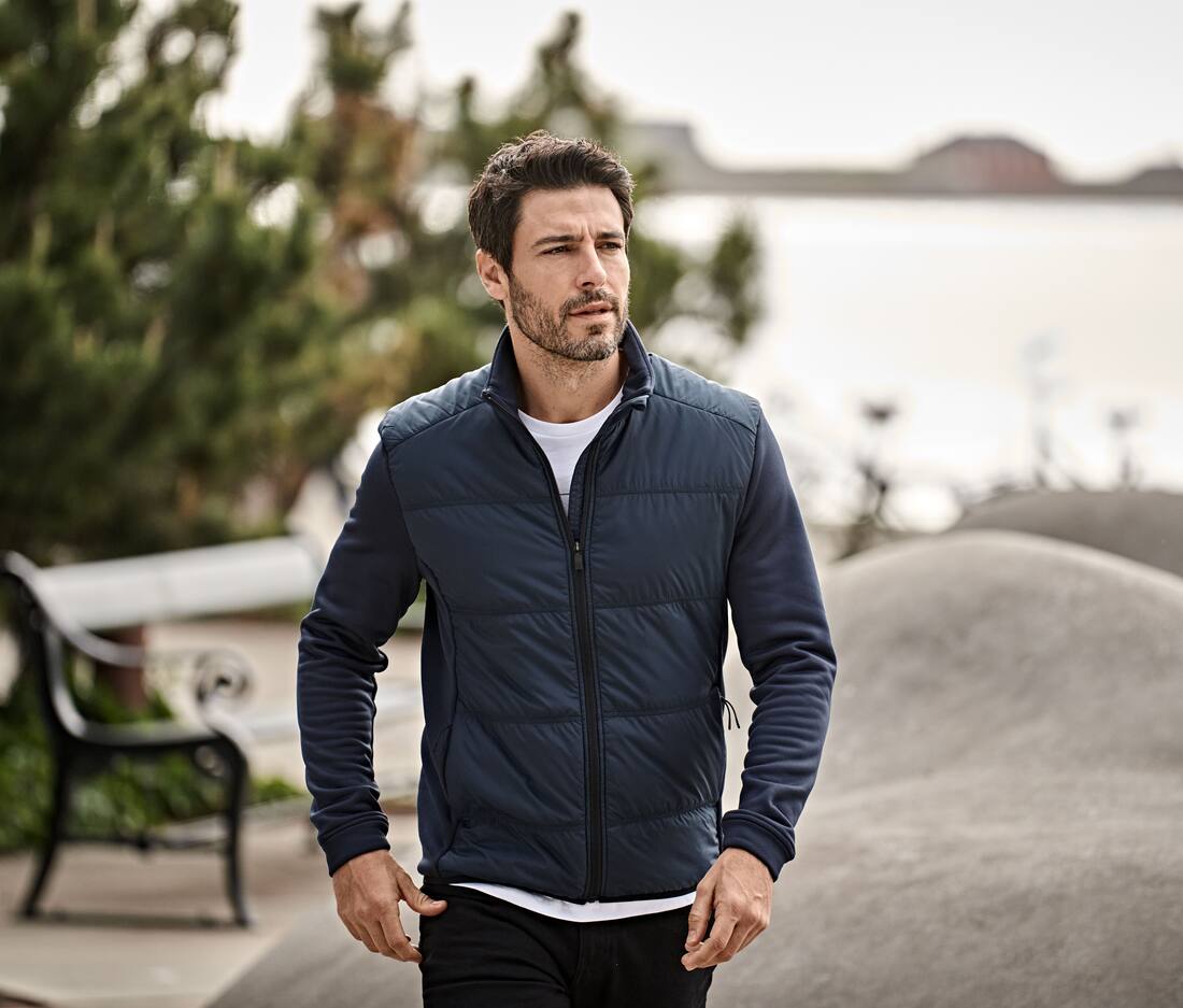 Chaqueta dos materiales Stretch - TJ9110 (455.54)