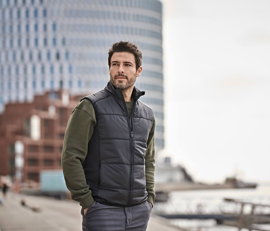 Chaleco dos materiales Stretch - TJ9114 (457.54)