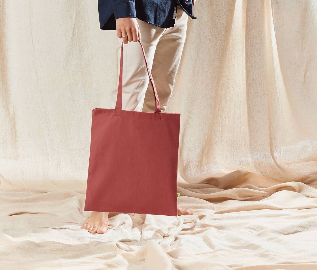 Bolsa orgánica EarthAware asa larga - W801 (604.28)