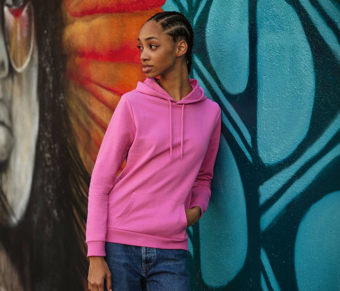 Sudadera ligera con capucha mujer - WW04W (227.42)