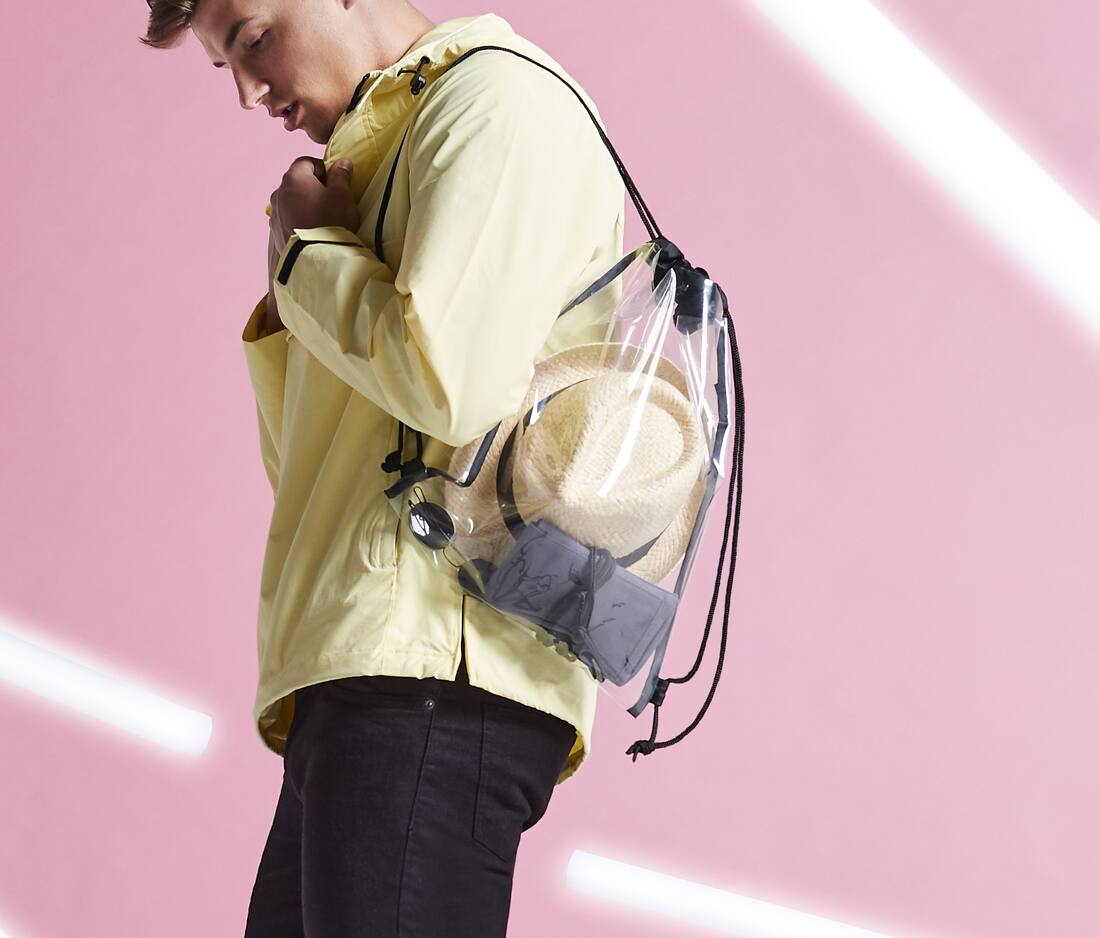 Mochila de cuerdas transparente - BG7 (092.29)