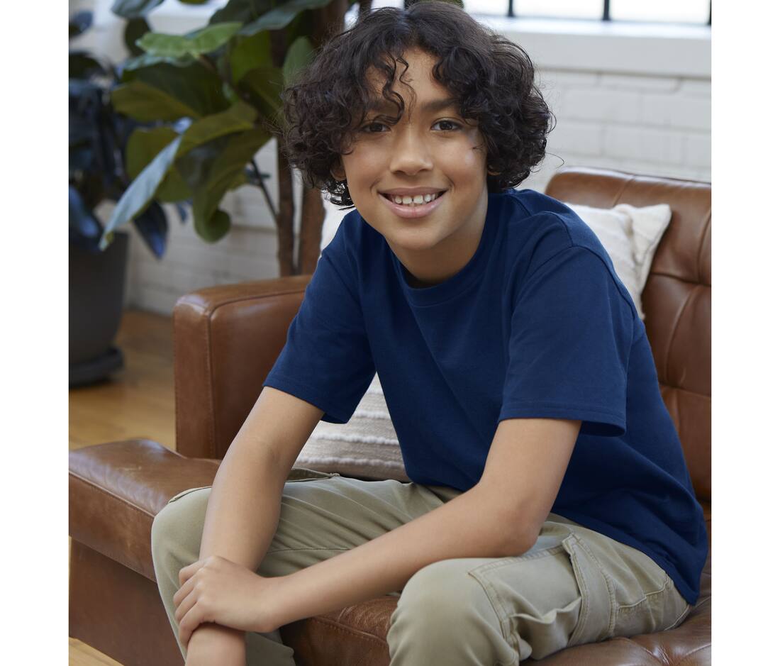 Camiseta Softstyle peso medio niños - 65000B (121.09)