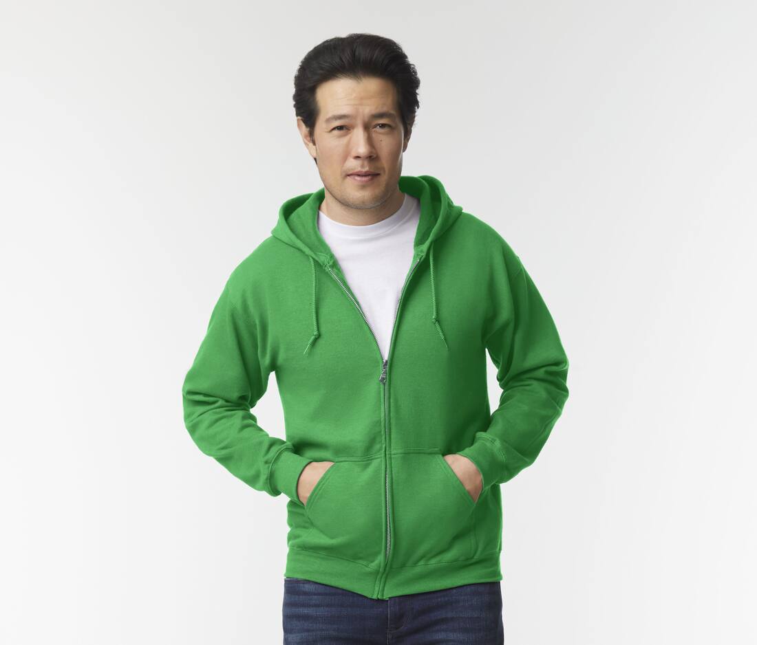 Sudadera capucha cremallera Heavyblend - G18600 (293.09)