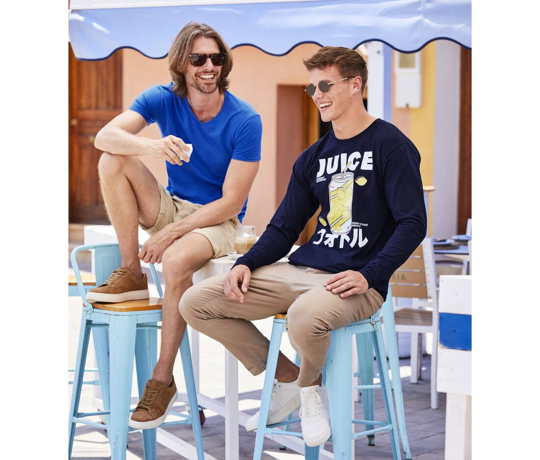 Iconic 195 Camiseta Premium Manga Larga(61-360-0)