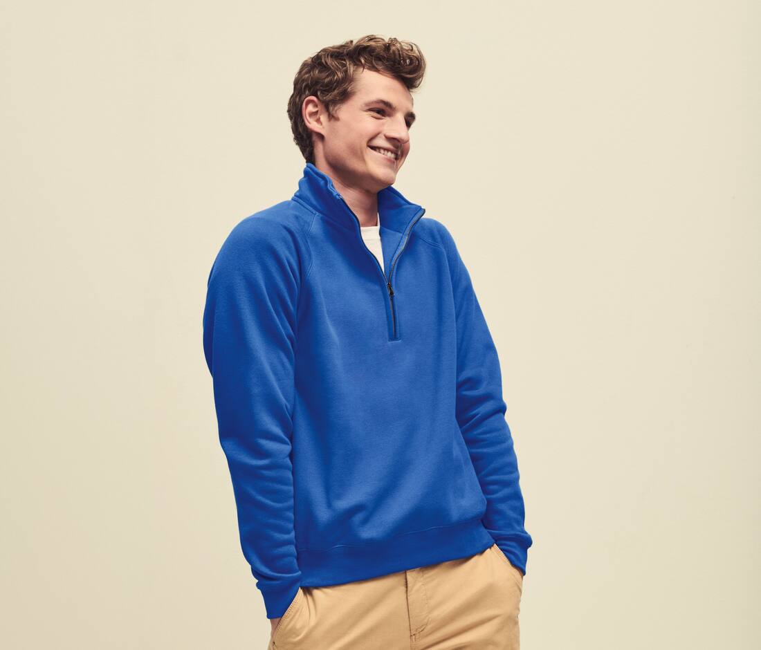 Zip Neck Raglansweat - 62-032-0(261.01)