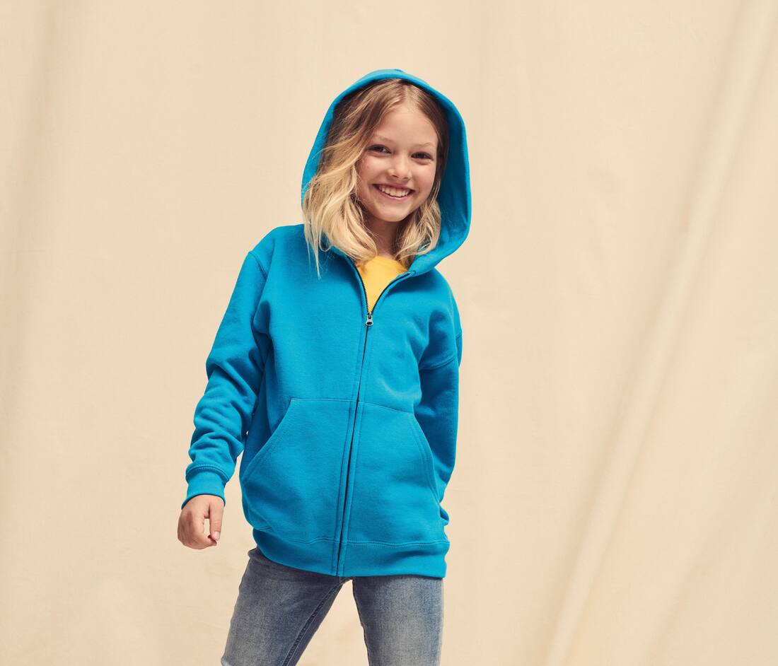 Kids` Classic Hooded Sweat Jacket - 62-045-0(299.01)