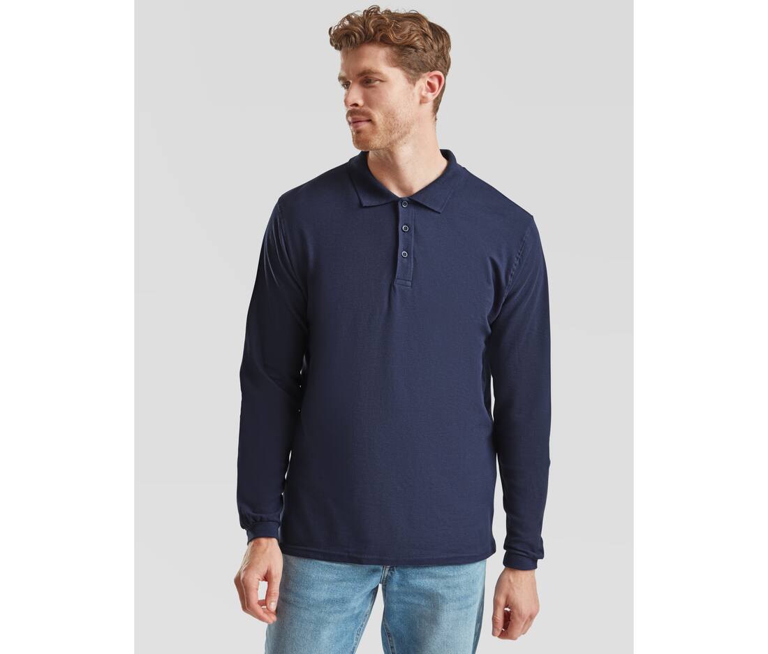 Premium Long Sleeve Polo - 63-310-0(542.01)