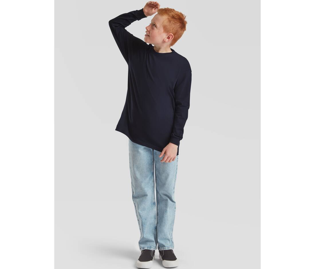 Kids` Valueweight Long Sleeve T - 61-007-0(185.01)