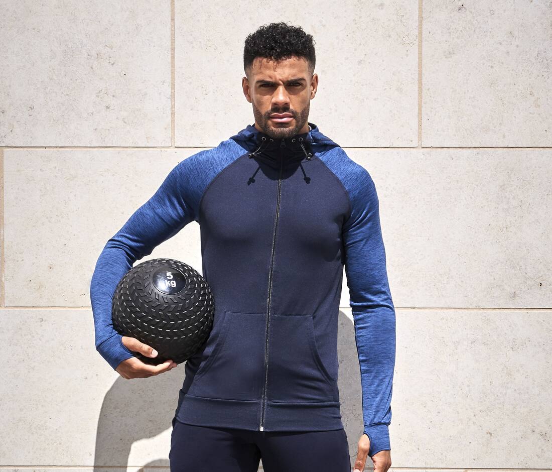 Sudadera de contraste para hombre- JC057