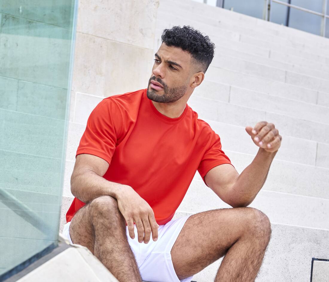 Camiseta deportiva de poliéster reciclado - JC201