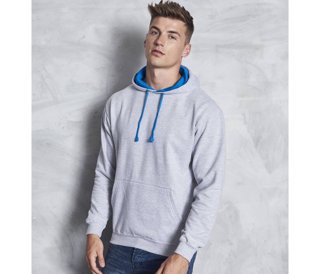 Varsity Hoodie, Sudadera bicolor con capucha - JH003
