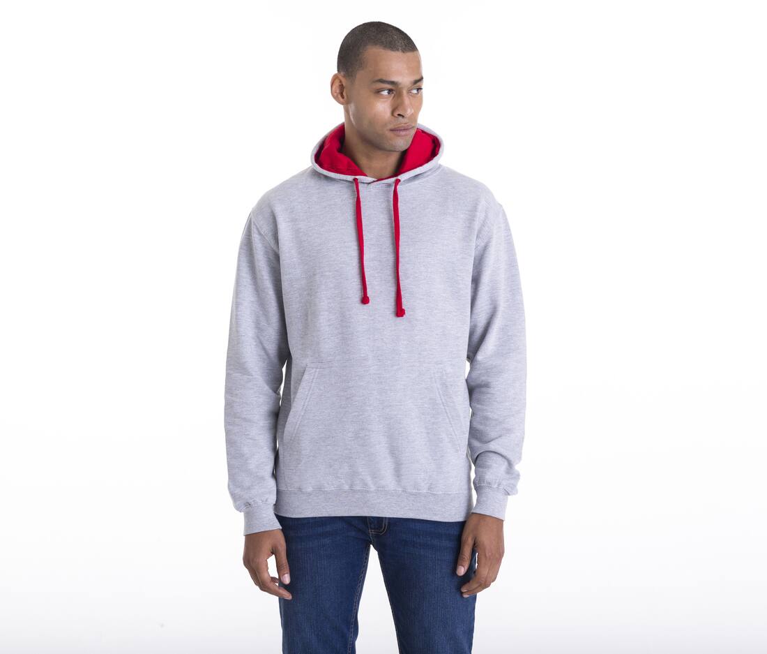 Varsity Hoodie, Sudadera bicolor con capucha - JH003