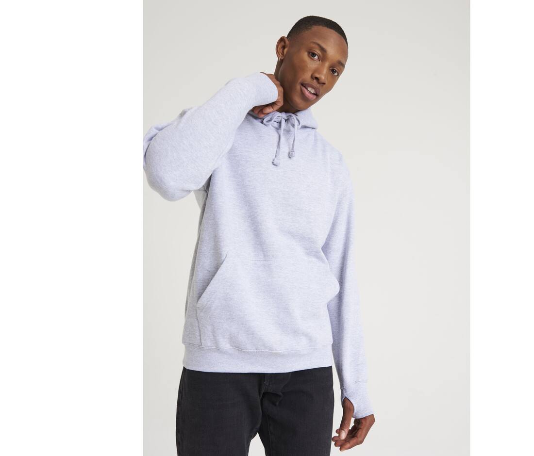 Sudadera gruesa con capucha de 3 paneles forrada - H020