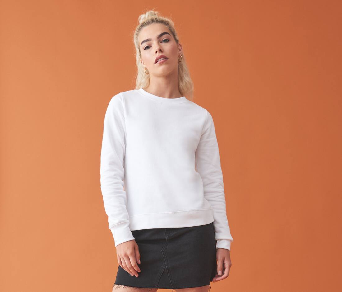 Sudadera con cuello redondo mujer - JH030F