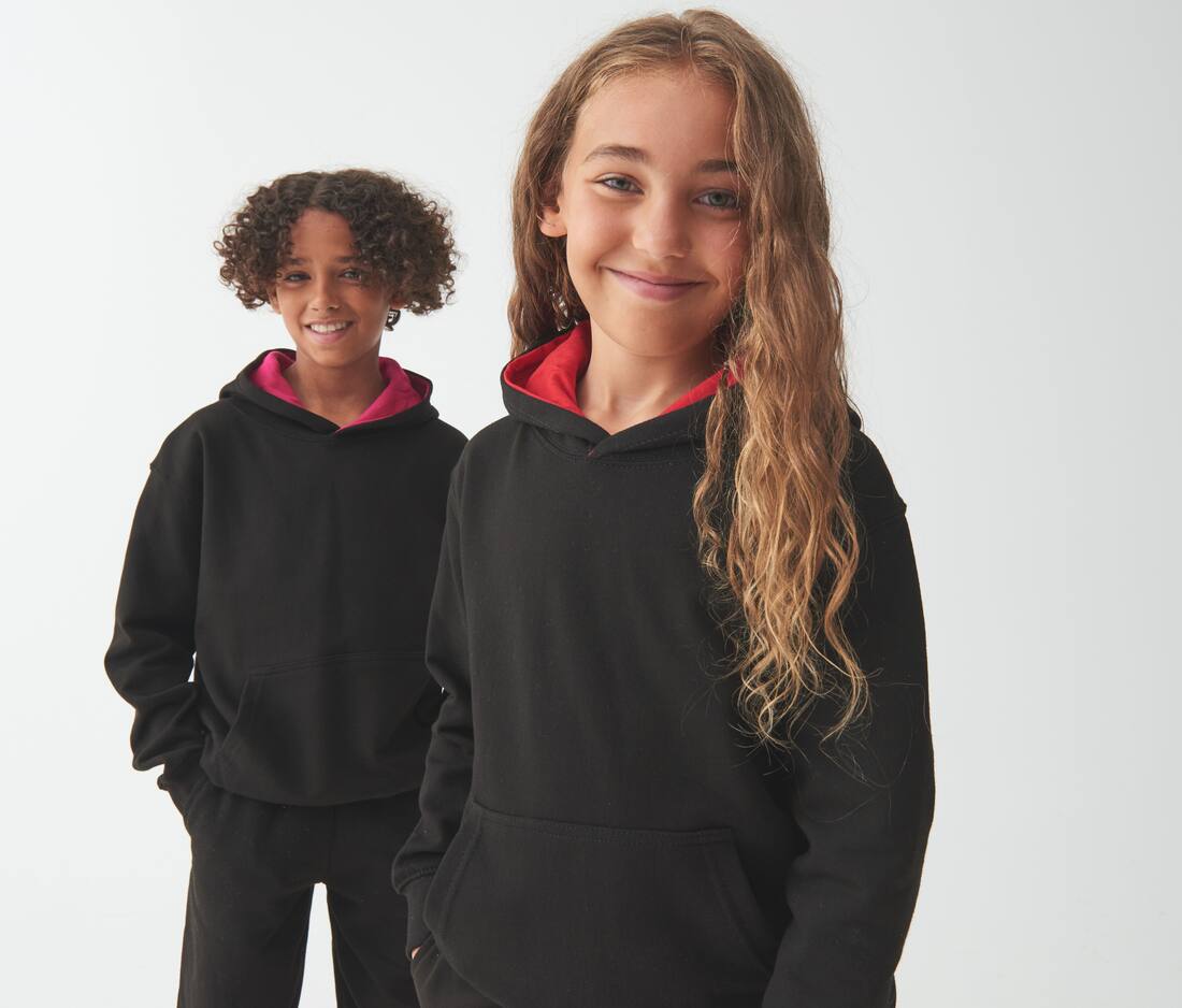 Sudaderas con capucha contrastada - JH03J