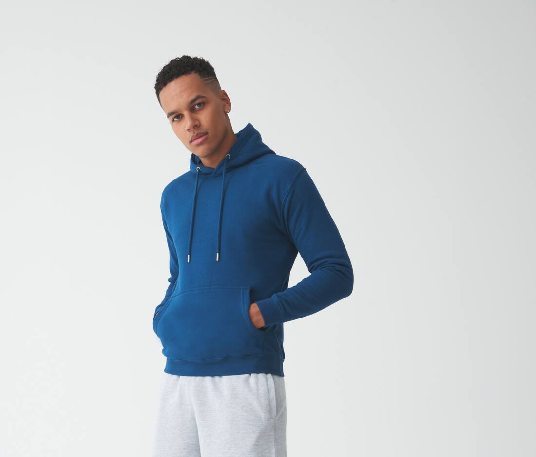 Sudadera de algodón orgánico con capucha - JH201