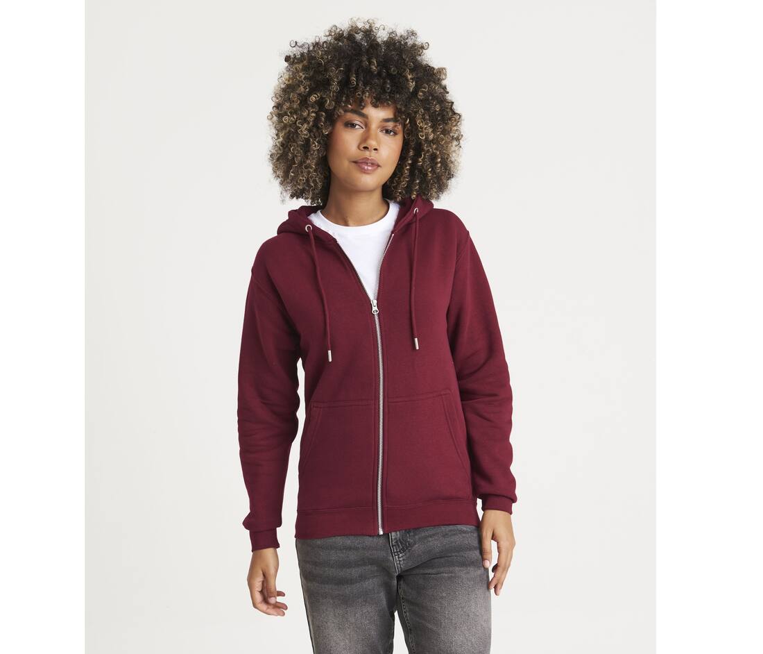 Sudadera orgánico con cremallera y capucha - JH250