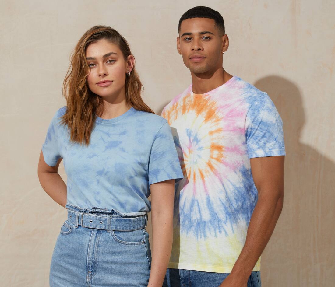 Camiseta unisex tie-dye - JT022