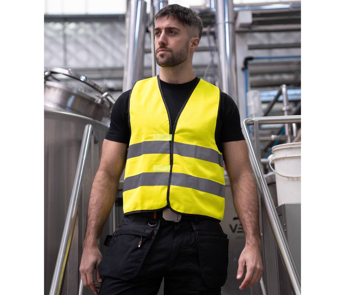 Korntex® Signal Vest "Wolfsburg" - Black Hem - KXVW (KX218)