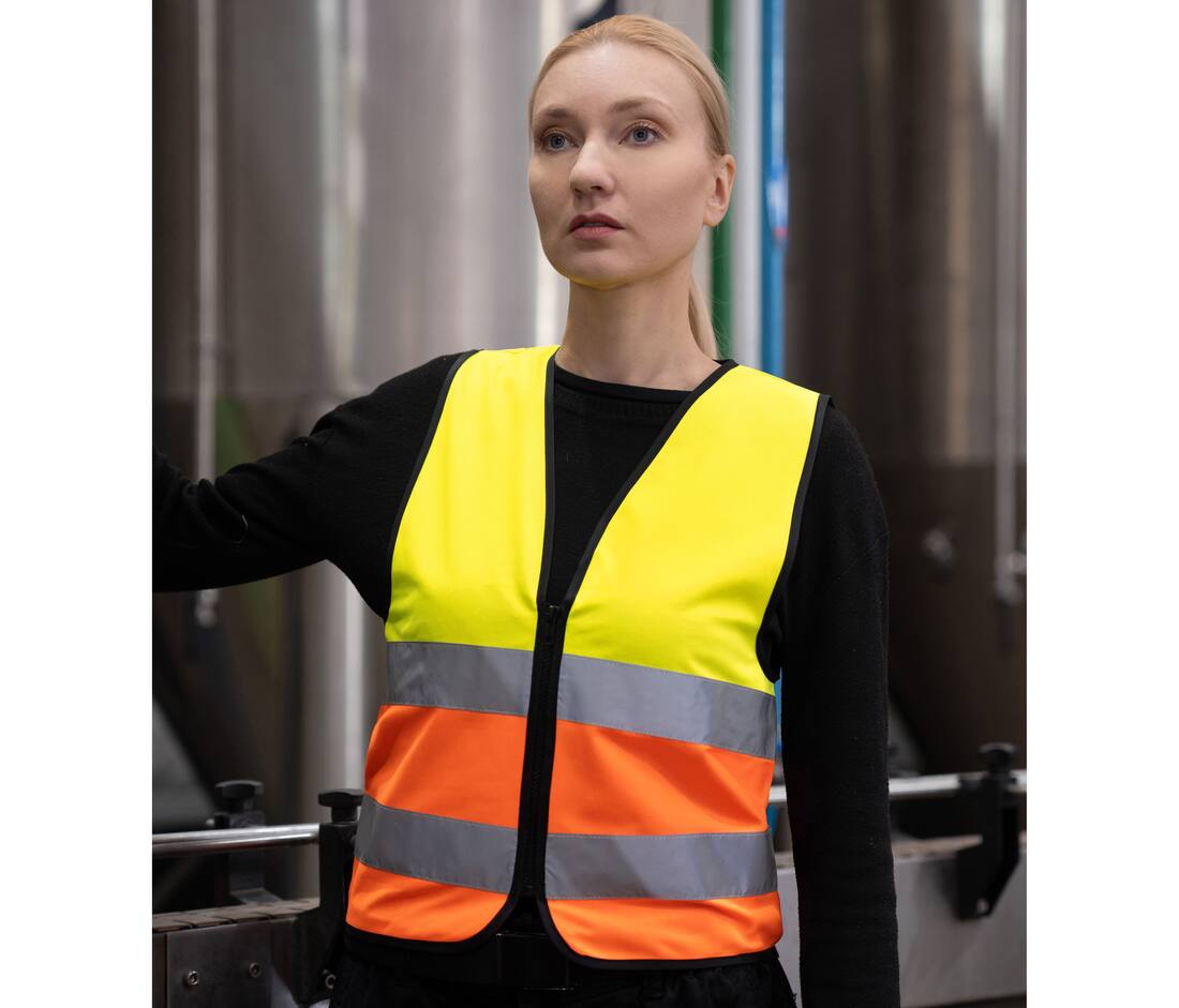 Korntex® Safety Vest with Zipper "Cologne" - RX217 (KX225)