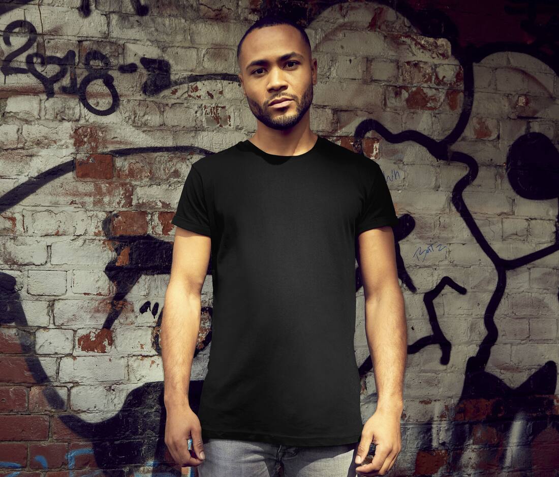 Camiseta extra larga para hombre - M126