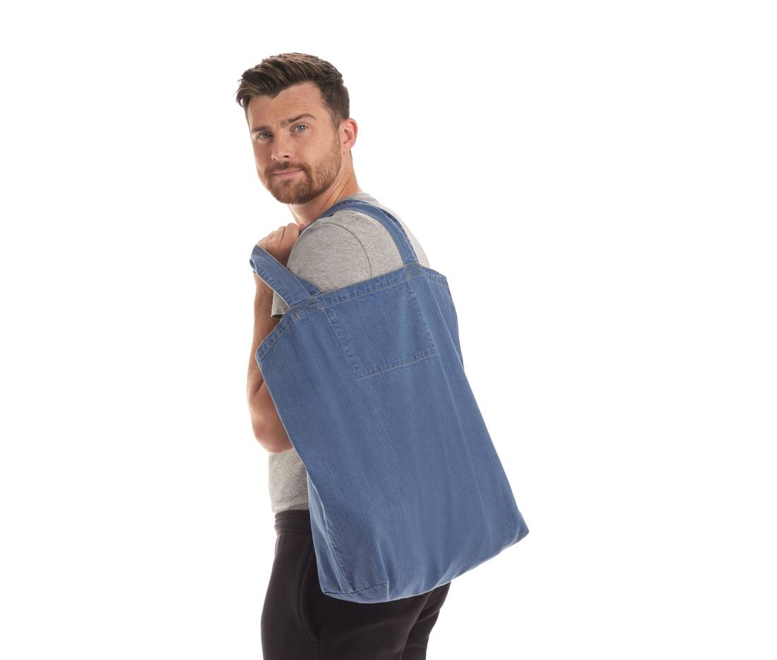 Bolsa grande de compras vaquera - M196